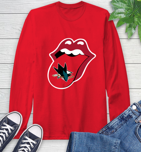 San Jose Sharks NHL Hockey Lips I Root For My Team Adoring Fan 67