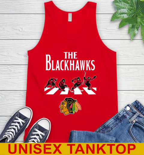 NHL Hockey Chicago Blackhawks The Beatles Rock Band Shirt Tank Top 5