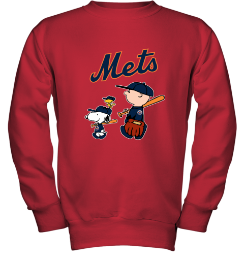 New York Mets Let's Play Baseball Together Snoopy MLB Premium Men's T-Shirt  