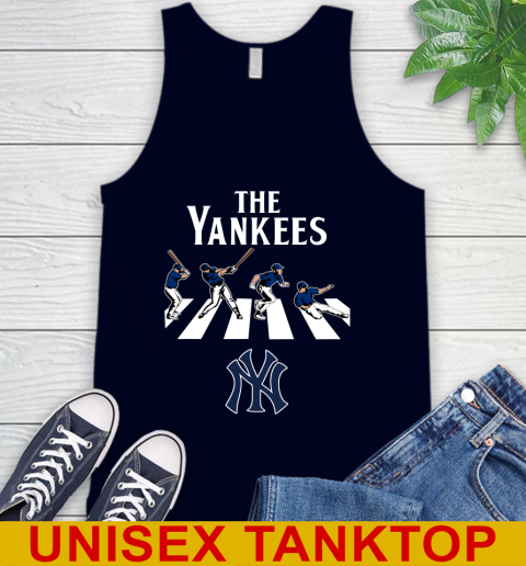 MLB Baseball New York Yankees The Beatles Rock Band Shirt Tank Top 2