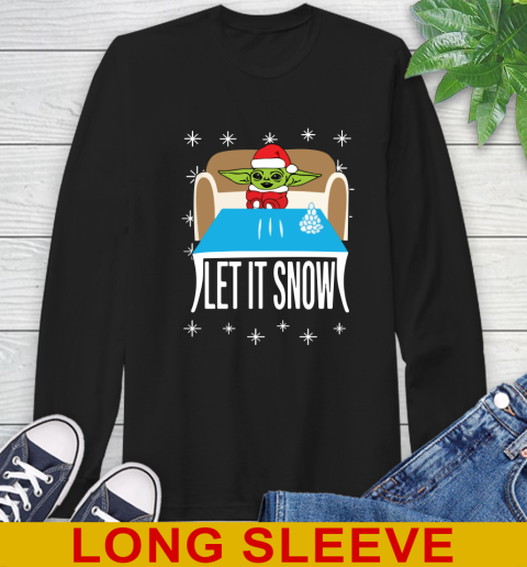 Christmas Baby Yoda And Cocaine Let It Snow Star Wars Shirts 55