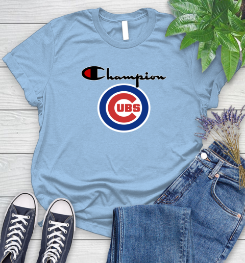 MLB Baseball Chicago Cubs Champion Shirt Women's T-Shirt 6