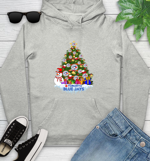 Toronto Blue Jays Merry Christmas MLB Baseball Sports Youth Hoodie