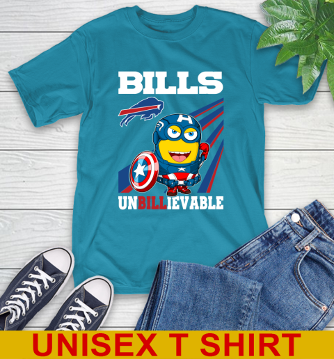 NFL Football Buffalo Bills Captain America Marvel Avengers Minion Shirt T-Shirt 9