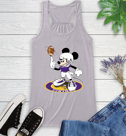 NFL Football Minnesota Vikings Cheerful Mickey Disney Shirt Racerback Tank 5