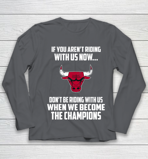NBA Chicago Bulls Basketball We Become The Champions Youth Long Sleeve 6