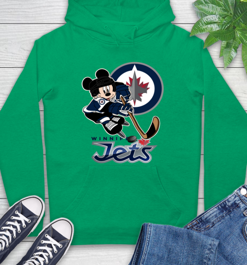 NHL Winnipeg Jets Mickey Mouse Disney Hockey T Shirt Hoodie 8