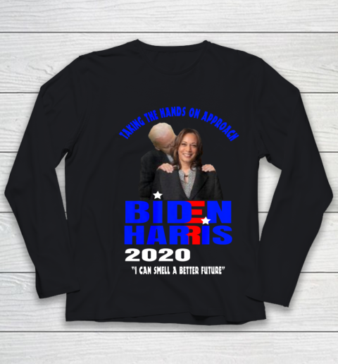 Anti Joe Biden Kamala Harris Hands On Can Smell The Future Youth Long Sleeve