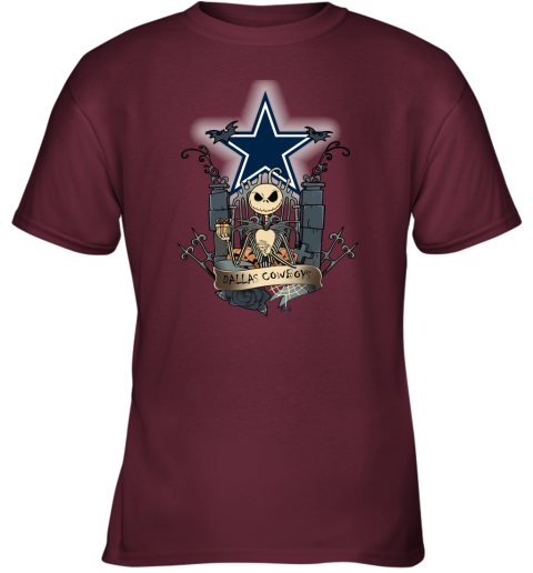 Dallas Cowboys Jack Skellington This Is Halloween NFL Youth T-Shirt
