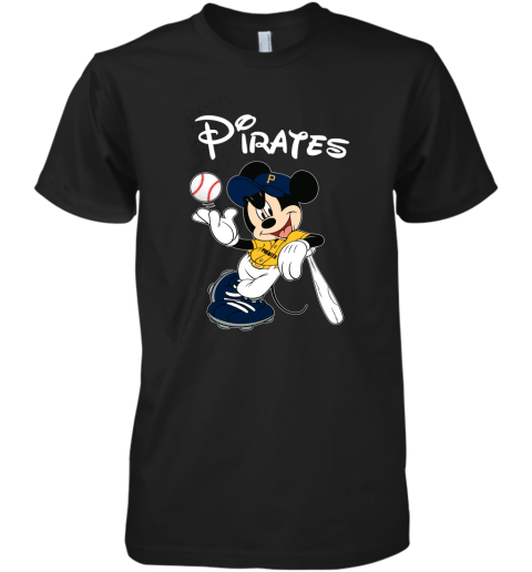 Baseball Mickey Team Pittsburgh Pirates Premium Men's T-Shirt