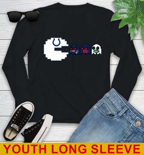Indianapolis Colts NFL Football Pac Man Champion Youth Long Sleeve 2