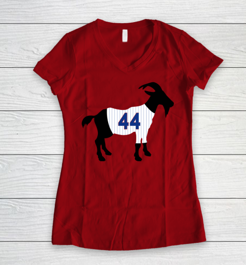 Anthony Rizzo GOAT Essential T Shirt Copy Women s V Neck T Shirt
