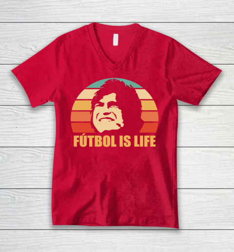 Futbol Is Life Shirt V-Neck T-Shirt 4