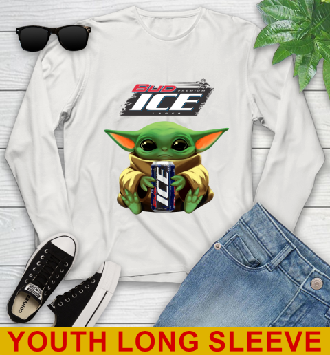 Star Wars Baby Yoda Hugs Bud Ice Beer Shirt 133