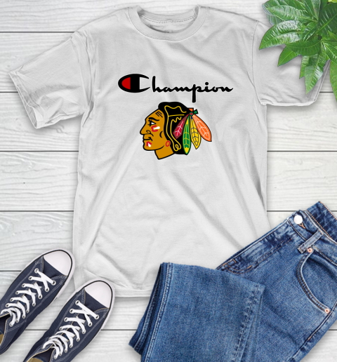 NHL Hockey Chicago Blackhawks Champion Shirt T-Shirt