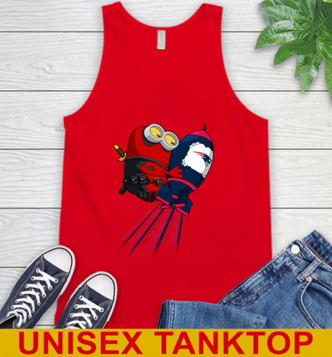 NFL Football New England Patriots Deadpool Minion Marvel Shirt Tank Top 5