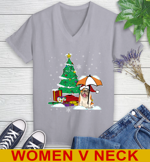 Bulldog Christmas Dog Lovers Shirts 76