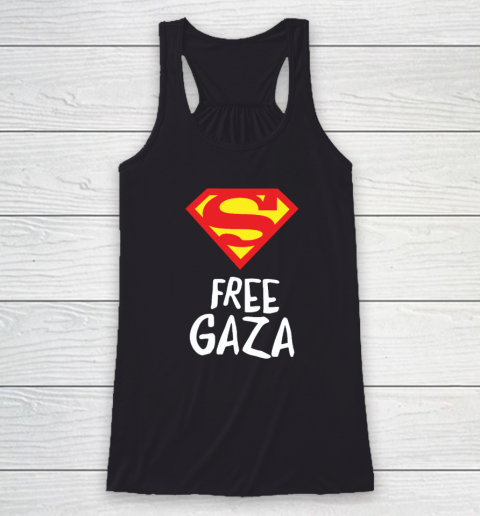 Mario Ferri Free Gaza Shirt Racerback Tank