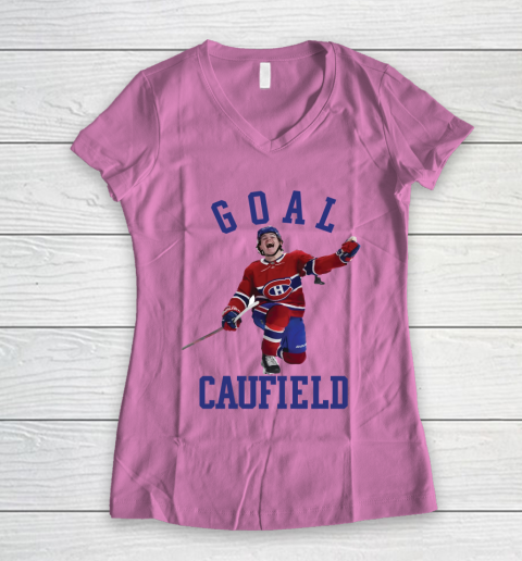 Goal Caufield Shirt Canadiens Women's V-Neck T-Shirt 8