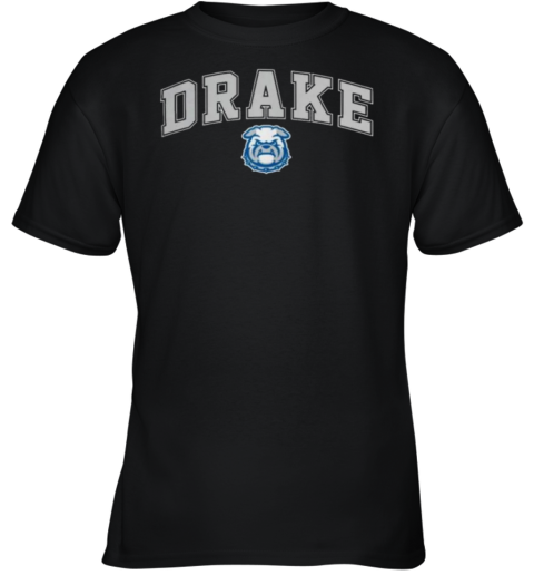 Drake Bulldogs Fanatics Branded Campus Logo Youth T-Shirt