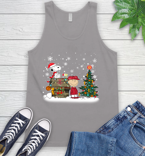 Houston Rockets NBA Basketball Christmas The Peanuts Movie Snoopy Championship Tank Top 3