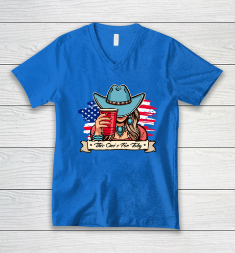 Toby Keith This One's For Toby V-Neck T-Shirt 4