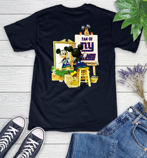 NFL Football New York Giants Mickey Drawing Shirt 73