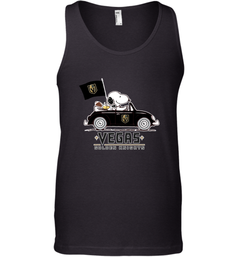 Snoopy And Woodstock Ride The Vegas Golden Knighta Car NHL Tank Top