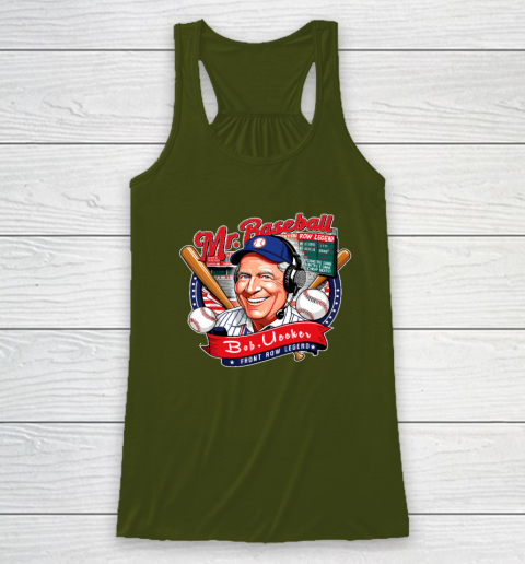 Bob Uecker  Mr Baseball Front Row Legend Funny Racerback Tank 2