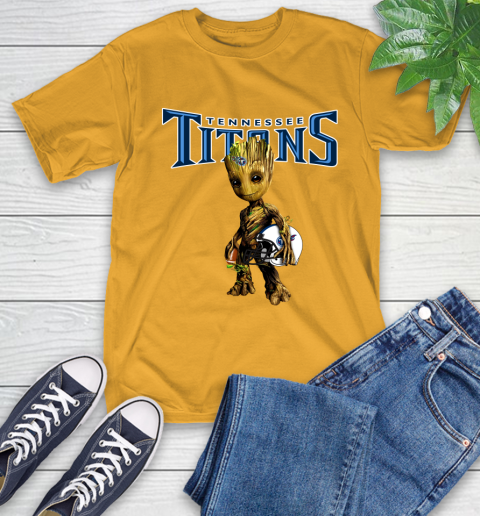 Tennessee Titans NFL Football Groot Marvel Guardians Of The Galaxy T-Shirt 3