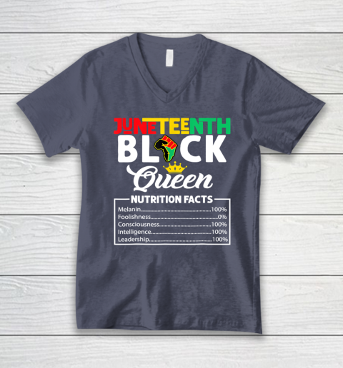 Juneteenth Tshirt Women Juneteenth Shirts African American V-Neck T-Shirt 6