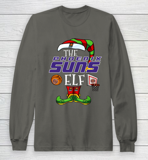 Phoenix Suns Christmas ELF Funny NBA Long Sleeve T-Shirt 5