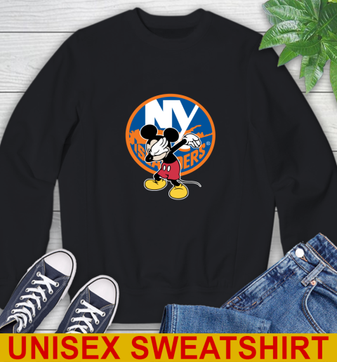 New York Islanders NHL Hockey Dabbing Mickey Disney Sports Sweatshirt 2