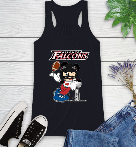 NFL Atlanta Falcons Mickey Mouse Disney Super Bowl Football T Shirt Racerback Tank 10