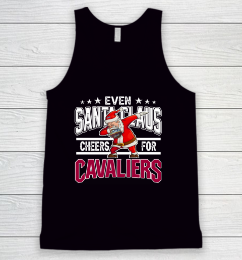 Cleveland Cavaliers Even Santa Claus Cheers For Christmas NBA Tank Top