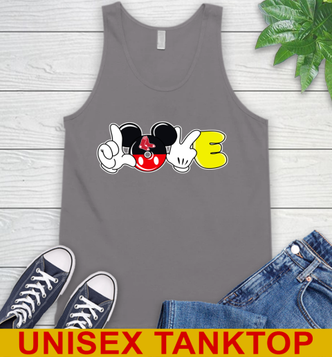 Boston Red Sox MLB Baseball Love Mickey Disney Sports Tank Top 8 Boston Red Sox MLB Baseball Love Mickey Disney Sports Tank Top - Image 8
