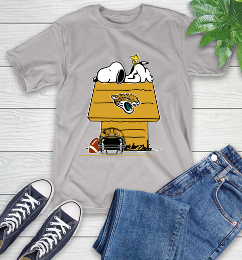 Jacksonville Jaguars NFL Football Snoopy Woodstock The Peanuts Movie T-Shirt 12