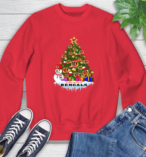 Cincinnati Bengals Merry Christmas NFL Football Sports Sweatshirt 10