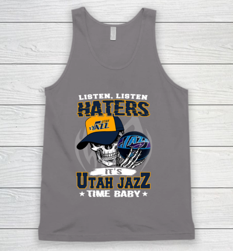 Listen Haters It is JAZZ Time Baby NBA Tank Top 6
