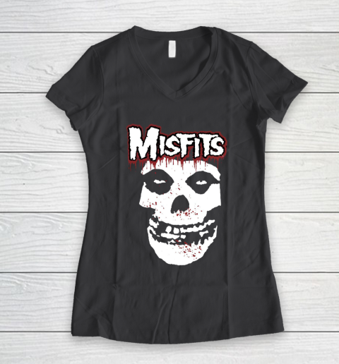 Misfits Jerry Only Women's V-Neck T-Shirt 6