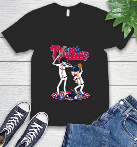MLB Philadelphia Phillies Rick And Morty Baseball 50