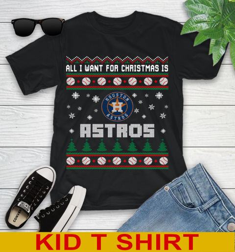 MLB All I Want For Christmas Is Houston Astros Baseball Sports 97