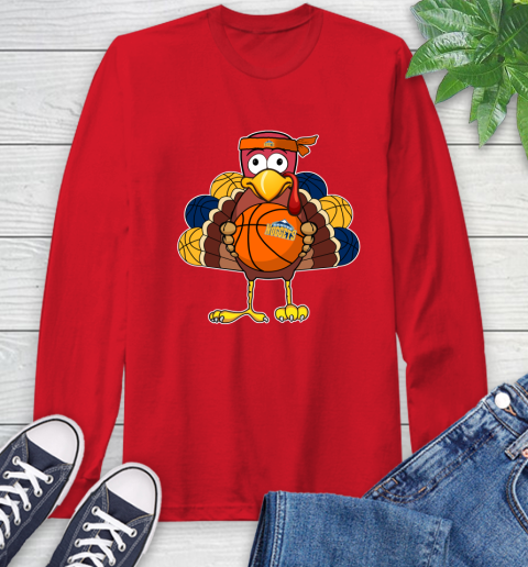 Denver Nuggets Turkey thanksgiving day Long Sleeve T-Shirt 10