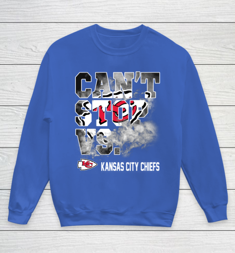 NFL Kansas City Chiefs Can't Stop Vs Youth Sweatshirt 6