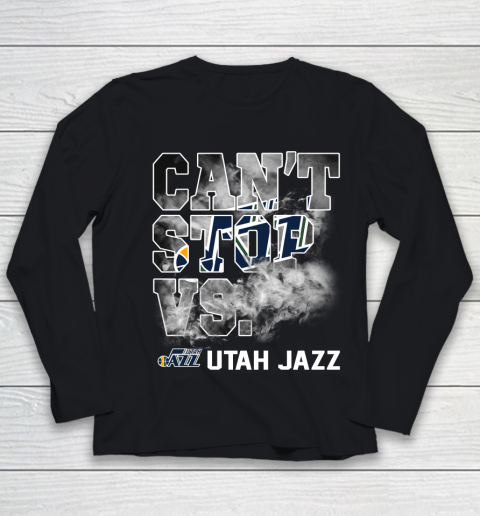 NBA Utah Jazz Basketball Can't Stop Vs Youth Long Sleeve