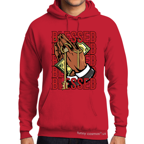 Air Jordan 1 OFF White Chicago matching sneaker tshirt Drake Blessed Red and White Jordan Tshirt