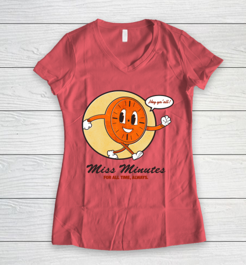 Miss Minutes Marvel Loki Women's V-Neck T-Shirt 3