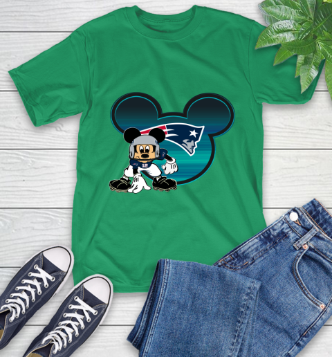 NFL New England Patriots Mickey Mouse Disney Football T Shirt T-Shirt 8 NFL New England Patriots Mickey Mouse Disney Football T Shirt T-Shirt - Image 8