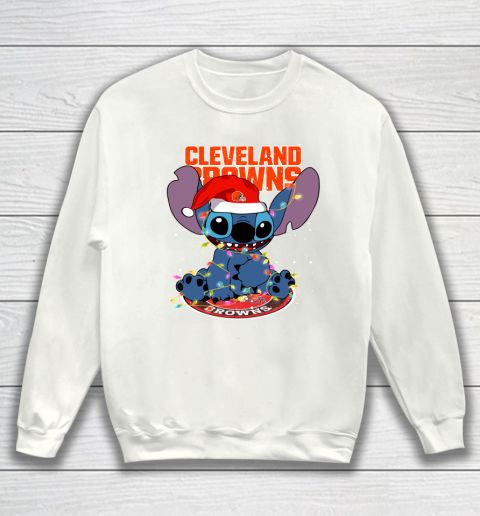 Cleveland Browns NFL Football noel stitch Christmas Sweatshirt