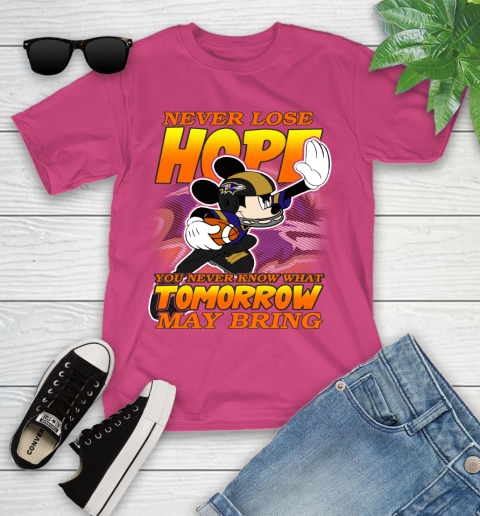Buffalo Bills NFL Football Mickey Disney Never Lose Hope (2) Youth T-Shirt 11